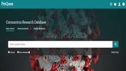ایجاد بانک اطلاعات تحقیقات کروناویروس در ProQuest